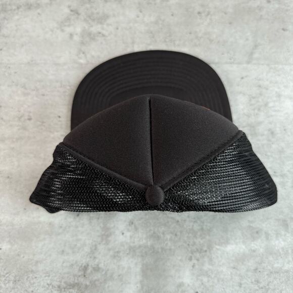 The Mean Black trucker hat Lonesome on'ry and mean black snapback - Picture 6 of 7